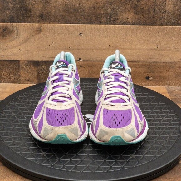 NEWTON KISMET WOMENS ATHLETIC SHOES RUNNING WALKING GYM GRAY PURPLE LOW SIZE 9 - Picture 2 of 9